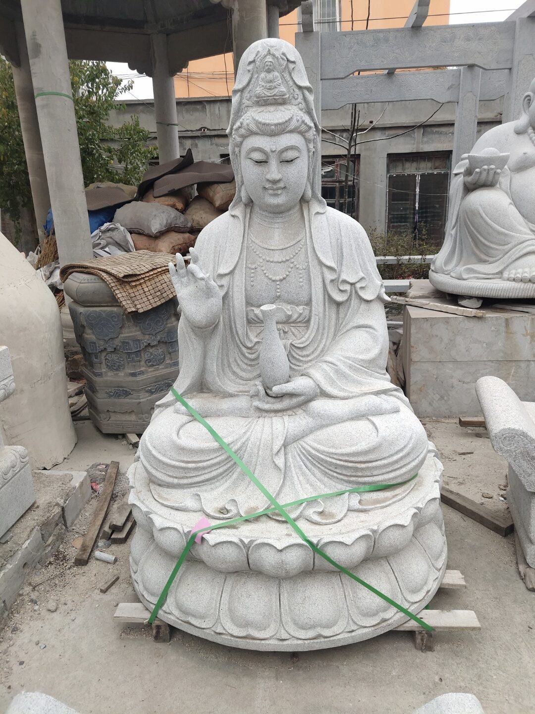 看石雕佛像圖片大全_雕刻設計精致佛像