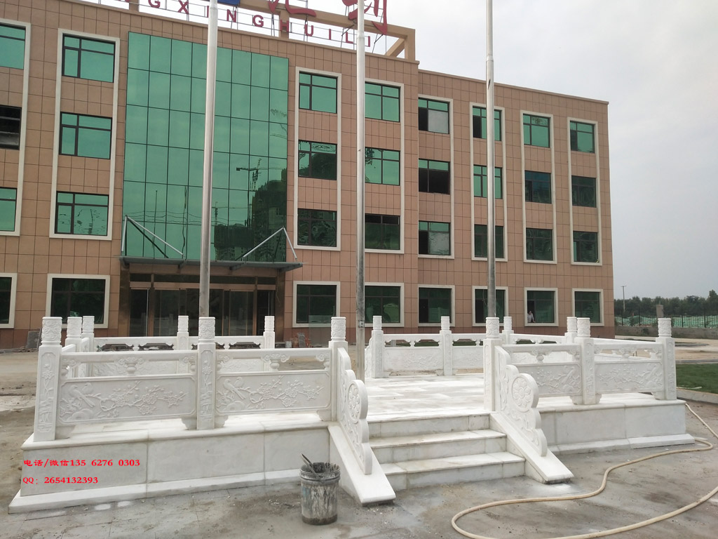 漢白玉旗臺企業升旗臺效果圖設計
