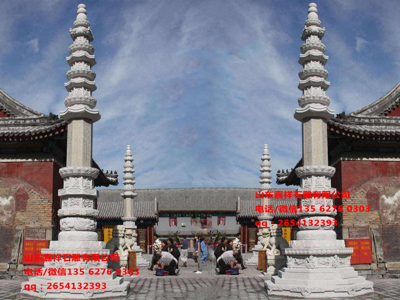 點擊查看詳細信息<br>標題：石經幢圖片_佛教經幢雕刻設計 閱讀次數：0